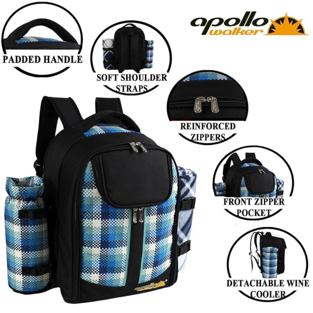 Apollo Backpack Picnic Set For Two